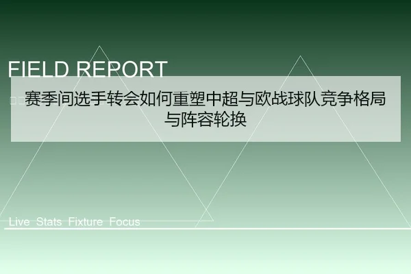 赛季间选手转会如何重塑中超与欧战球队竞争格局与阵容轮换
