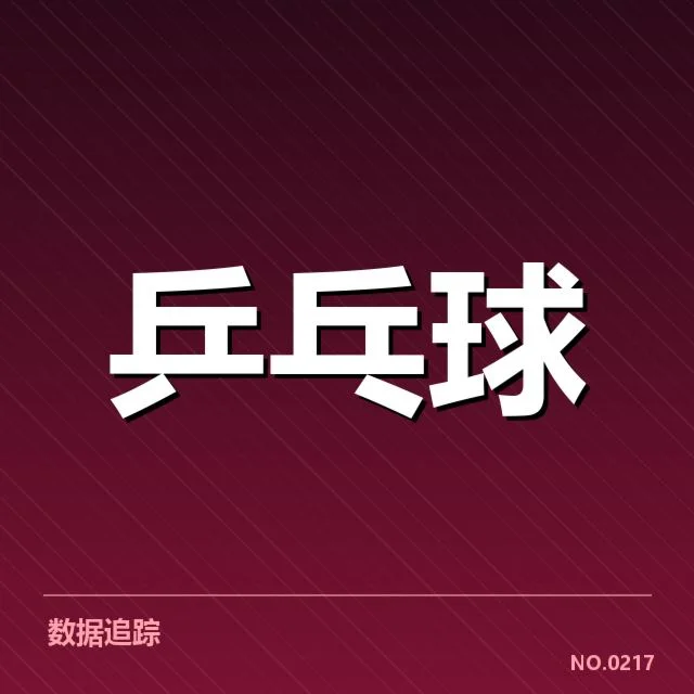 中国乒乓球队近阶段参赛数据核实